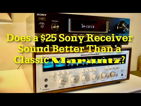 Sony R2500 Reverb Does a $25.00 Sony Receiver Sound Better Than a Classic Marantz ...